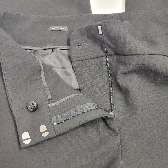 Talbots Women's Seasonless Crepe Wide Leg Pants Black Size 10 - Picture 5 of 11